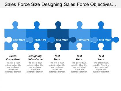 Sales force size designing sales force objectives strategy