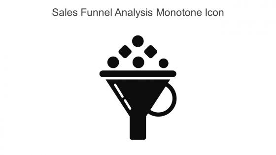 Sales Funnel Analysis Monotone Icon In Powerpoint Pptx Png And Editable Eps Format