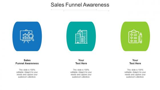 Sales funnel awareness ppt powerpoint presentation professional mockup cpb