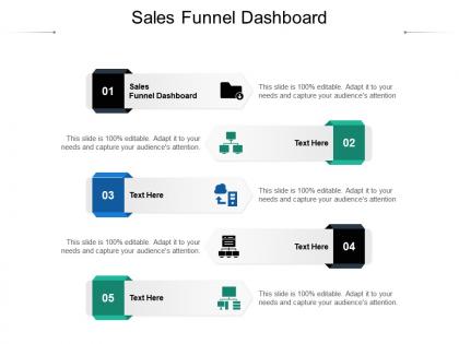 Sales funnel dashboard ppt powerpoint presentation show cpb