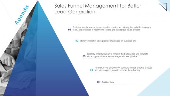 Sales Funnel Management For Better Lead Generation Agenda