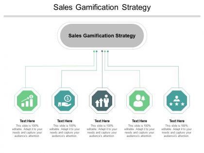 Sales gamification strategy ppt powerpoint presentation pictures clipart images cpb