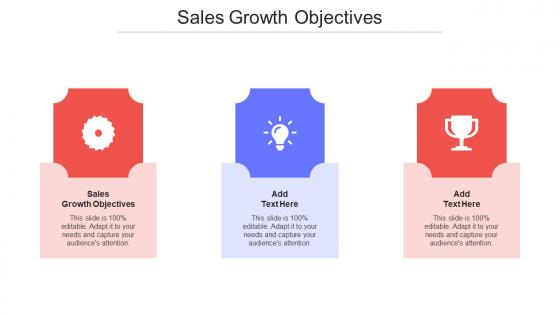 Sales Growth Objectives Ppt Powerpoint Presentation Pictures Good Cpb