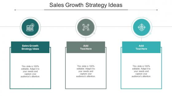 Sales Growth Strategy Ideas Ppt Powerpoint Presentation Slides Graphics Design Cpb
