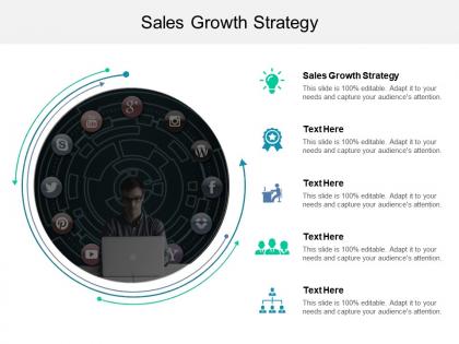 Sales growth strategy ppt powerpoint presentation summary graphics download cpb