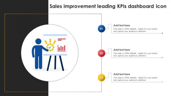 Sales Improvement Leading Kpis Dashboard Icon