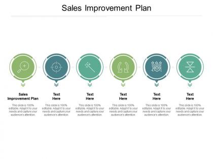 Sales improvement plan ppt powerpoint presentation styles icon cpb