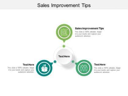 Sales improvement tips ppt powerpoint presentation ideas topics cpb