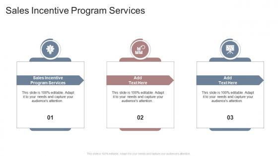 Sales Incentive Program Services In Powerpoint And Google Slides Cpb