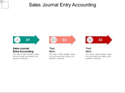 Sales journal entry accounting ppt powerpoint presentation styles format cpb