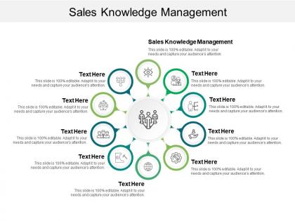Sales knowledge management ppt powerpoint presentation ideas layout cpb