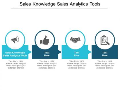 Sales knowledge sales analytics tools ppt powerpoint presentation outline designs download cpb