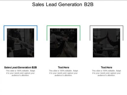 Sales lead generation b2b ppt powerpoint presentation gallery example introduction cpb