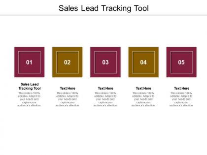 Sales lead tracking tool ppt powerpoint presentation show cpb