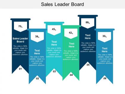 Sales leader board ppt powerpoint presentation slides vector cpb