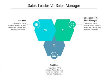 Sales leader vs sales manager ppt powerpoint presentation ideas infographic template cpb