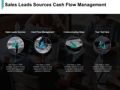 Sales leads sources cash flow management communicating value cpb