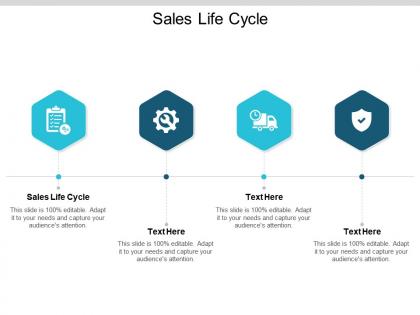 Sales life cycle ppt powerpoint presentation outline show cpb