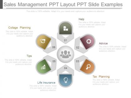 Sales management ppt layout ppt slide examples