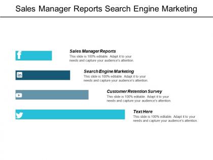 Sales manager reports search engine marketing customer retention survey cpb