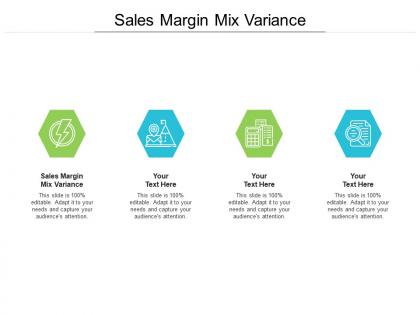Sales margin mix variance ppt powerpoint presentation ideas slide cpb