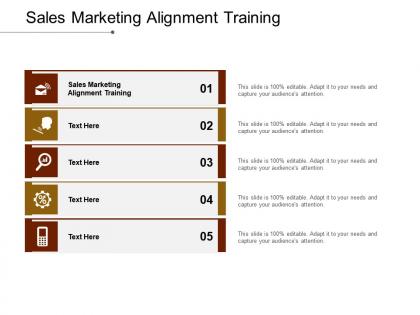 Sales marketing alignment training ppt powerpoint presentation infographics clipart images cpb