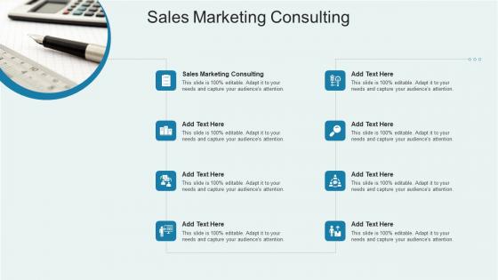 Sales Marketing Consulting In Powerpoint And Google Slides Cpb