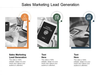 Sales marketing lead generation ppt powerpoint presentation infographics cpb