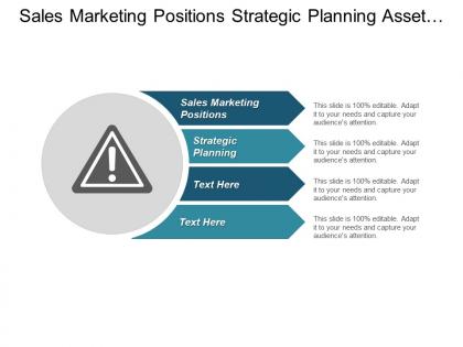 Sales marketing positions strategic planning asset wealth management cpb