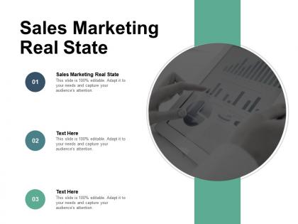 Sales marketing real state ppt powerpoint presentation infographic template designs cpb