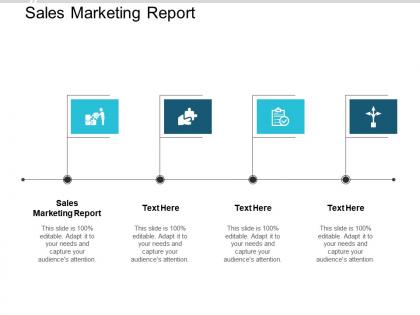 Sales marketing report ppt powerpoint presentation examples cpb
