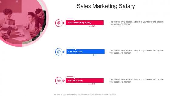Sales Marketing Salary In Powerpoint And Google Slides Cpb