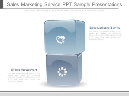 Sales marketing service ppt sample presentations