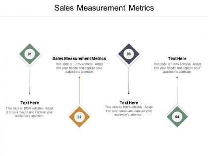 Sales measurement metrics ppt powerpoint presentation infographics inspiration cpb