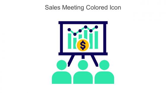 Sales Meeting Colored Icon In Powerpoint Pptx Png And Editable Eps Format