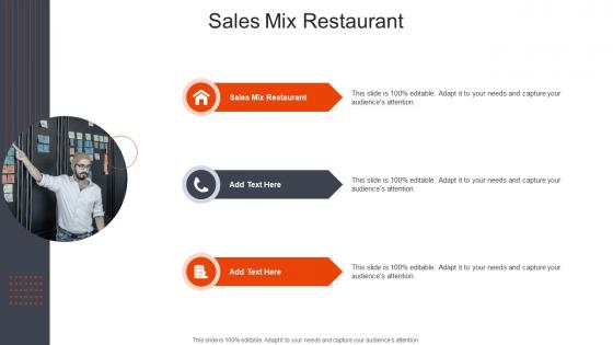 Sales Mix Restaurant In Powerpoint And Google Slides Cpb