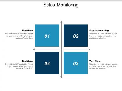 Sales monitoring ppt powerpoint presentation icon topics cpb