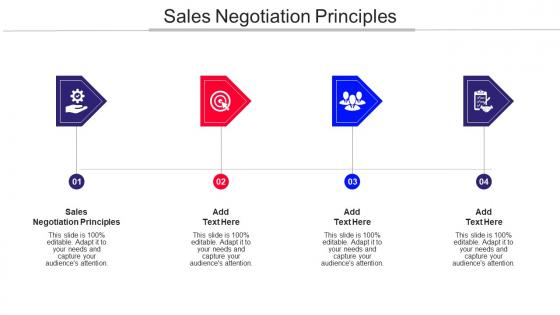 Sales Negotiation Principles Ppt Powerpoint Presentation Slides Icons Cpb