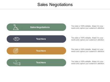 Sales negotiations ppt powerpoint presentation file aids cpb
