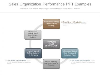 Sales organization performance ppt examples