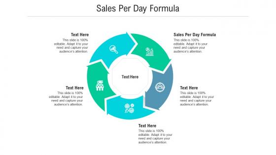 Sales per day formula ppt powerpoint presentation infographic template visual aids cpb
