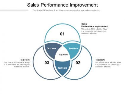 Sales performance improvement ppt powerpoint presentation styles smartart cpb