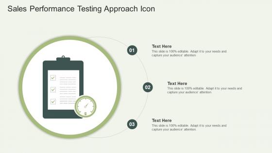 Sales Performance Testing Approach Icon