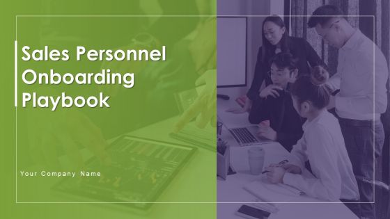 Sales Personnel Onboarding Playbook Powerpoint Presentation Slides