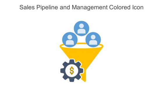 Sales Pipeline And Management Colored Icon In Powerpoint Pptx Png And Editable Eps Format