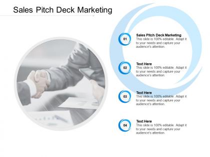 Sales pitch deck marketing ppt powerpoint presentation portfolio styles cpb