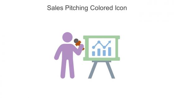 Sales Pitching Colored Icon In Powerpoint Pptx Png And Editable Eps Format