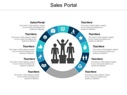 Sales portal ppt powerpoint presentation infographics good cpb