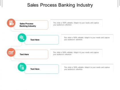 Sales process banking industry ppt powerpoint presentation infographic template cpb