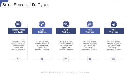 Sales Process Life Cycle In Powerpoint And Google Slides Cpb